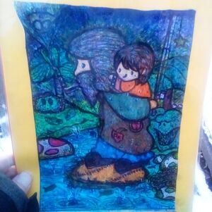 🎨Commissioned Watercolor Painting Art🖼